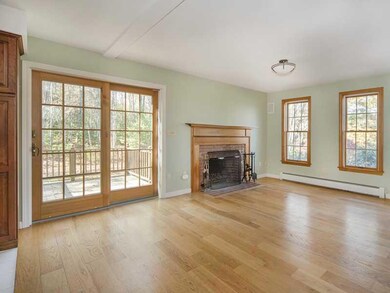 Living Room. hardwood floors and...