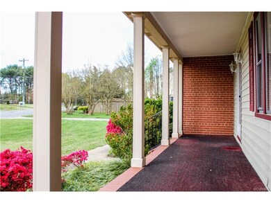 Long covered front porch!