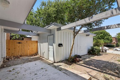 Front walkway and 6317 garage, entry to 6317 backy