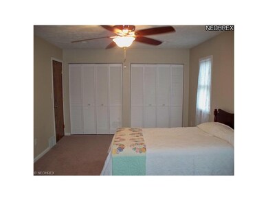 Master bedroom with 3-closets, jack and jill bath,