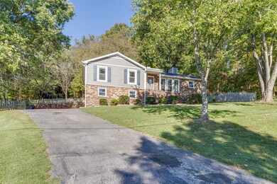 Sits on .77 acres on a dead end road.