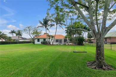 Swinging around this yard is easy!  So relaxing.
