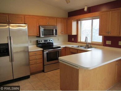 Kitchen features stainless steel appliances and a 