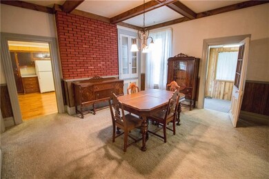 SPACIOUS DINING ROO!  LOOK AT THE CEILING!  AND TH