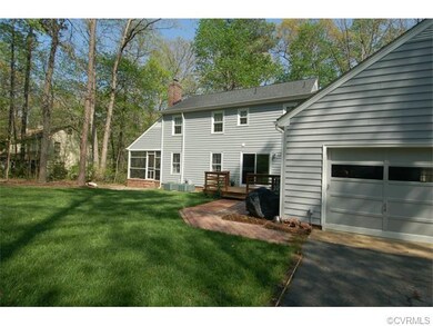 Rear view.  The .76 acre yard is a nice combinatio
