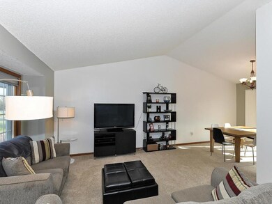 Vaulted ceilings provide a very spacious feel.