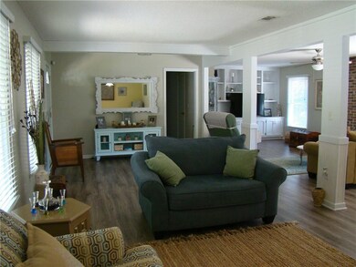 Looking across the living Room towards the built i
