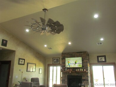 Unique fan to keep air moving as well as new livin