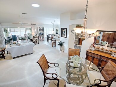 SPACIOUS, OPEN DINING ROOM, LIVING ROOM, AND KITCH