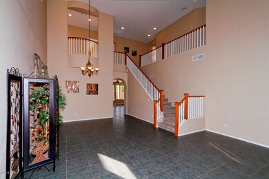 View from front entry-formal dining