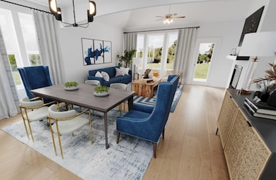 Tahoe Model Home Dining and Great Room