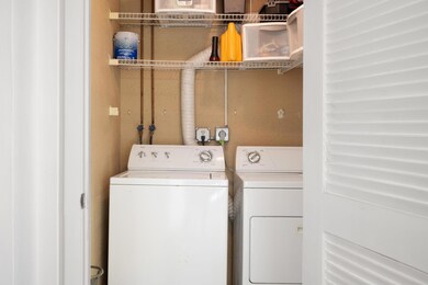 Highly desired washer dryer in unit