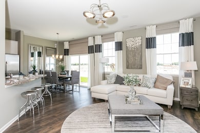 Model home pictured- features, options, and colors