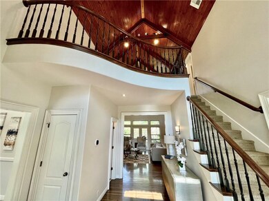 Gorgeous curved upper landing is a prelude to the beauty inside!