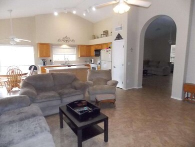 open to kitchen