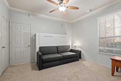 Bedroom to your right as you enter the home.