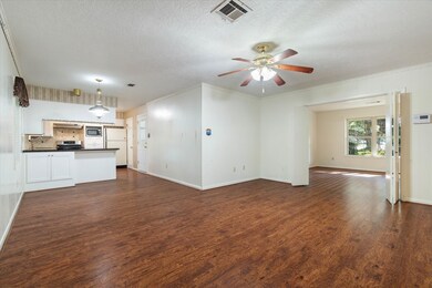 Open concept main living/ dining/ kitchen