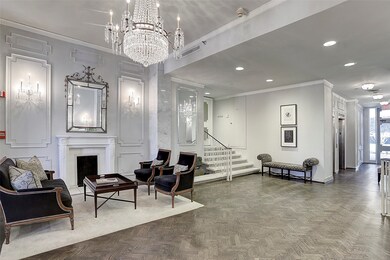 Lobby Reception Area and guest elevators.
