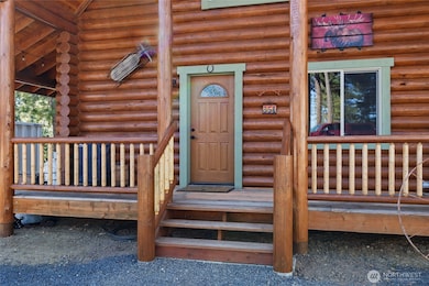 Hand cut logs make up the build of this stunning log cabin.  You need to see it in person to appreciate the workmanship and beautiful character of the home.