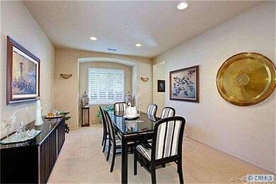 This dining room will accommodate a very large tab