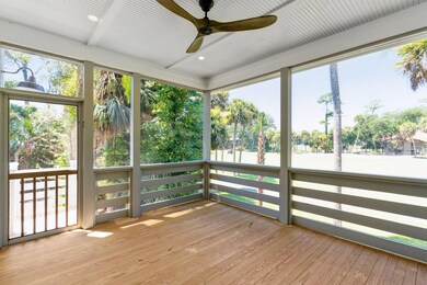 Spacious screened porch