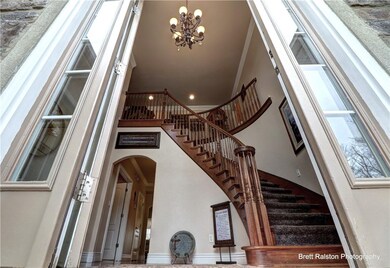 Front entry and staircase