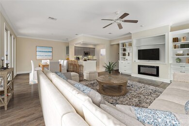 Great Room looking toward Dining and Kitchen