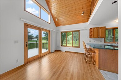 Wonderful open floor plan connecting the kitchen,
