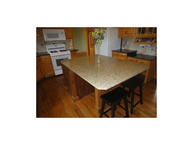 Large Granite Kitchen Island