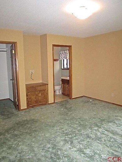 The master bedroom is ample sized
