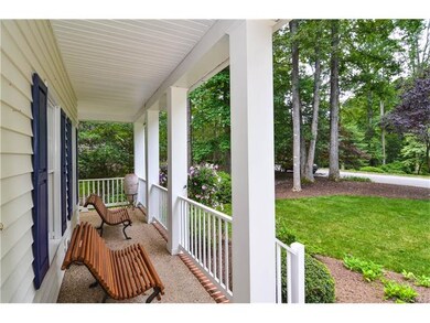 Imagine relaxing on your front porch.
