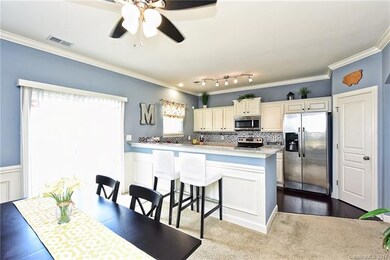 Dining area adjacent to kitchen makes this floorpl