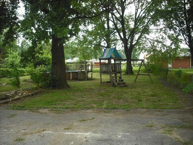 view into back yard