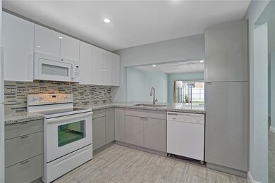 Never used kitchen cabinets with sunken lights.