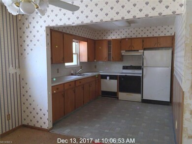 Eat-in Kitchen with plenty of cabinets for casual 