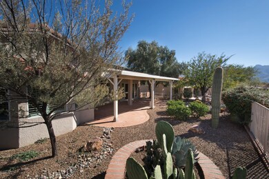 Private backyard-