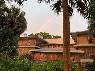 Rear of home faces west.