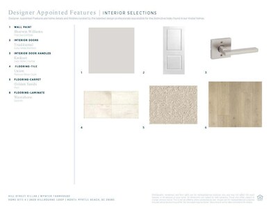 Designer appointed features