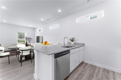 Virtually staged room of same floor plan