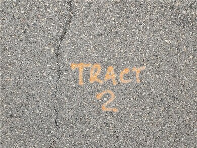 Marked on road