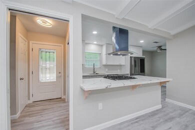 View of the Foyer & Kitchen