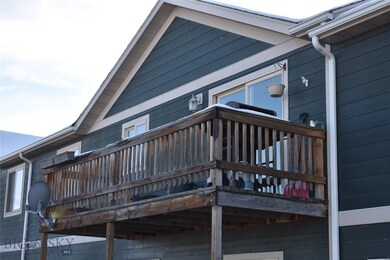 Balcony from ground level.