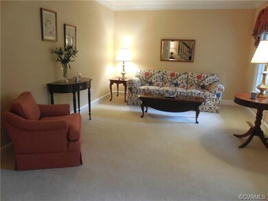 The Living Room is spacious and freshly painted in