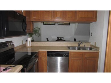 Spacious kitchen with stainless steel appliances a