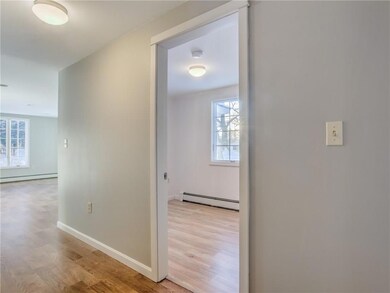 Bedroom and 1/2 bath across hallway