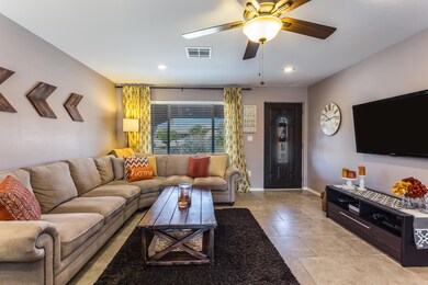Living Room - spacious, tile floors, cei