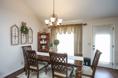 Dining Area with patio access