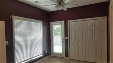 The laundry area is behind those bi-fold doors and