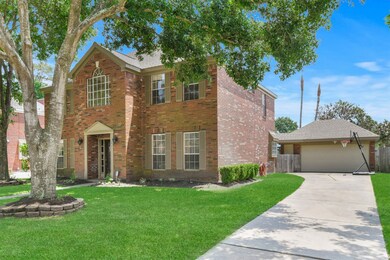 2 car garage with built-in storage.