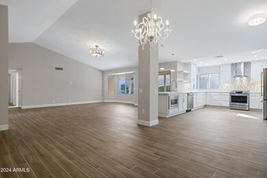 Dining/living combination